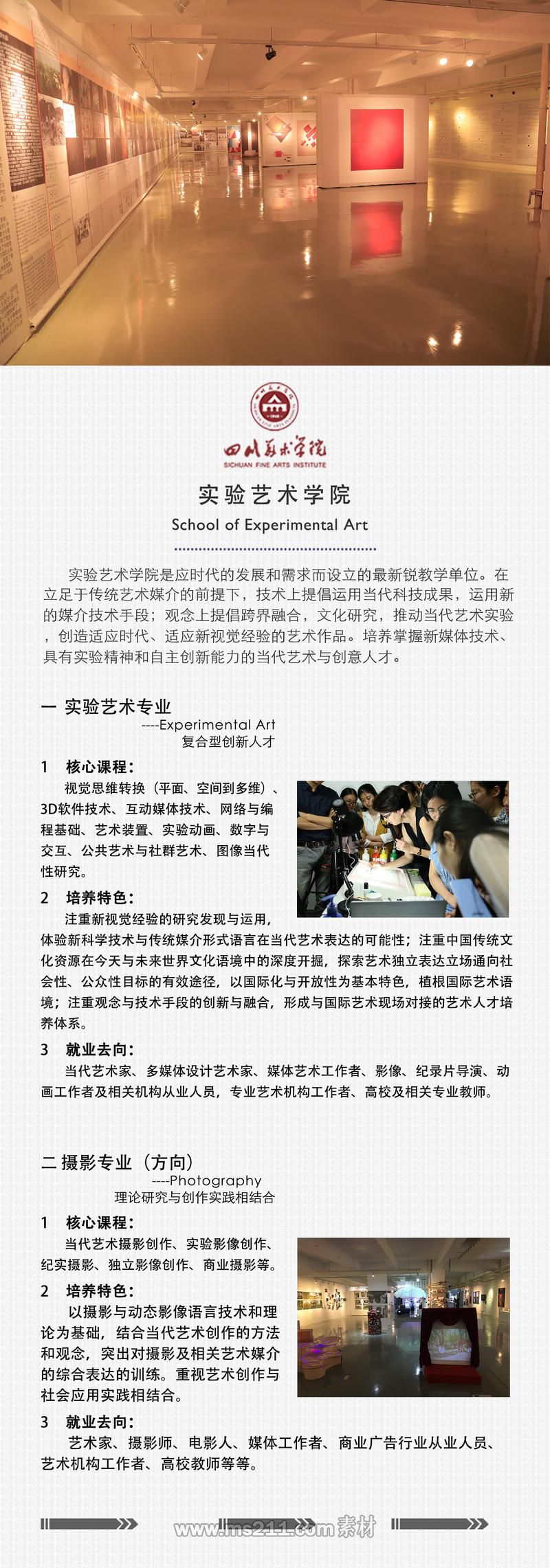 2019年四川美术学院本科招生专业简介